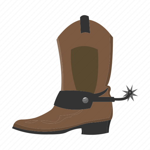 Boots, cowboy, leather, shoes, spur, west, wild icon - Download on Iconfinder