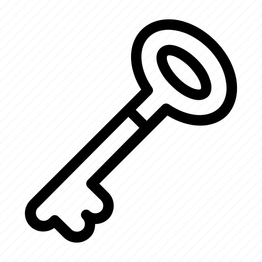 Door key, key, pass, passkey, password, security, smart key icon - Download on Iconfinder