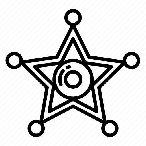 Sheriff, badge icon - Download on Iconfinder on Iconfinder