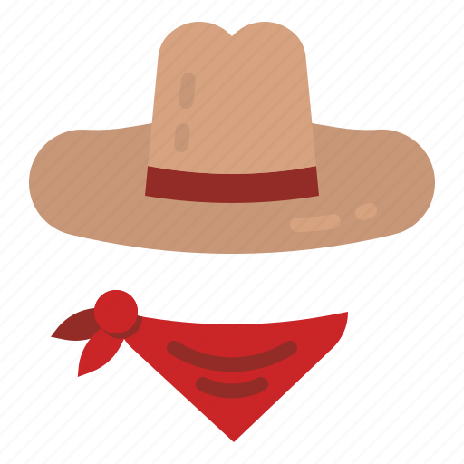 Hat, kerchief, cultures, bandit, cowboy icon - Download on Iconfinder