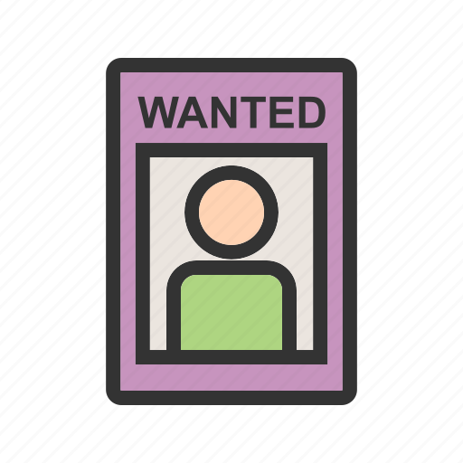 Criminal, drawing, poster, sketch, wanted, west, wild icon - Download on Iconfinder