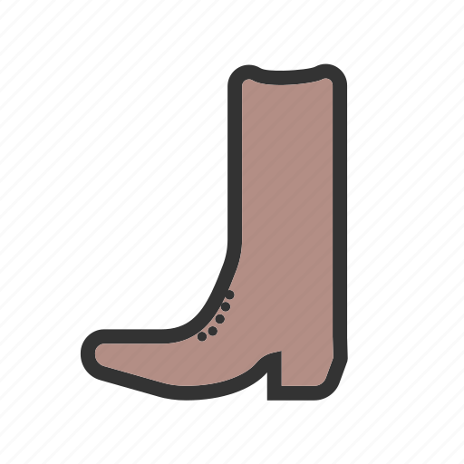 Boot, cowboy, foot, leather, style, west, wild icon - Download on Iconfinder
