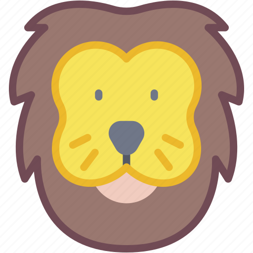 Lion, mammal, animal, wildlife, kingdom, zoo icon - Download on Iconfinder