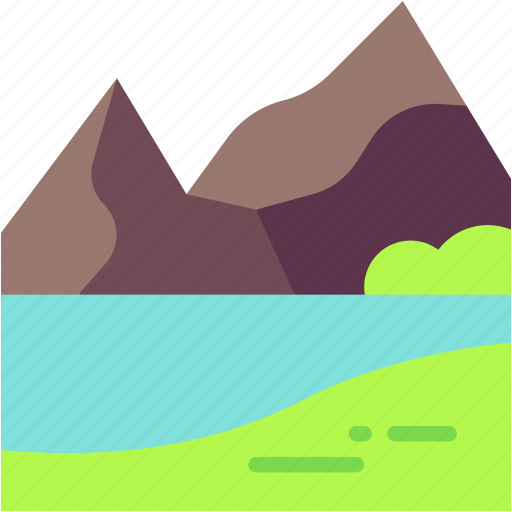 Lake, waterfall, river, landscape, nature, water icon - Download on Iconfinder