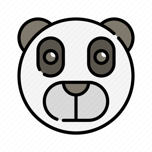 Zoo, doodle, wildlife, avatar, panda, china, bear icon - Download on Iconfinder