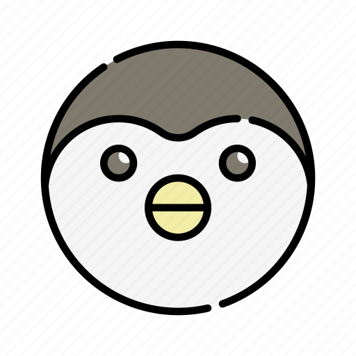 Wildlife, avatar, bird, chick, antarctica, penguin, snow icon - Download on Iconfinder