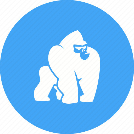 Africa, animal, gorilla, gorillas, monkey, monkeys, mountain icon - Download on Iconfinder