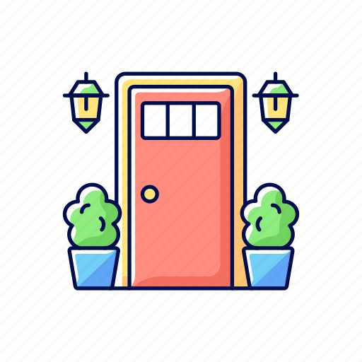 Entrance, door, exterior, home icon - Download on Iconfinder