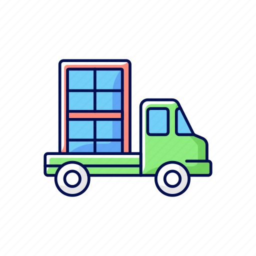 Delivery service, window, van, truck icon - Download on Iconfinder