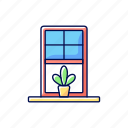 window, interior, houseplant, home