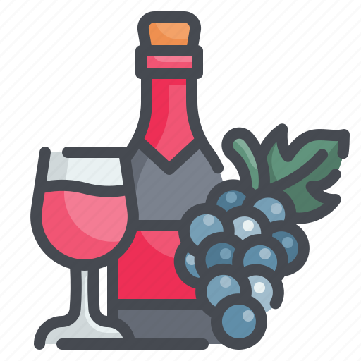 Grapes, wine, alcohol, alcoholic, beverage icon - Download on Iconfinder
