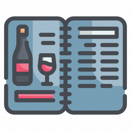 Menu, wine, restaurant, beverage, cocktail icon - Download on Iconfinder