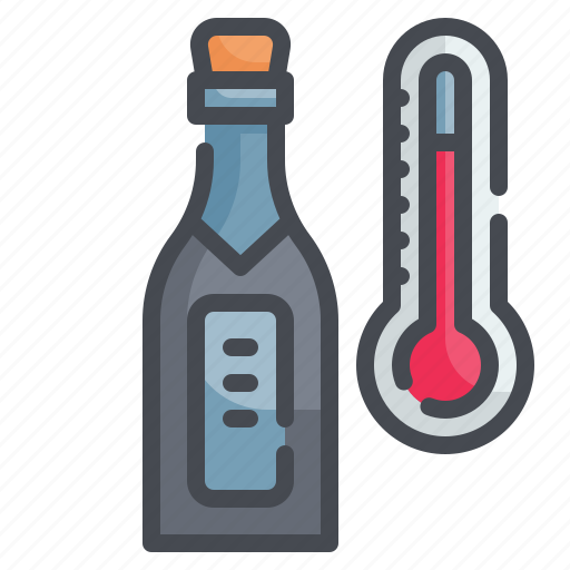 Temperature, wine, alcohol, process, thermometer icon - Download on Iconfinder