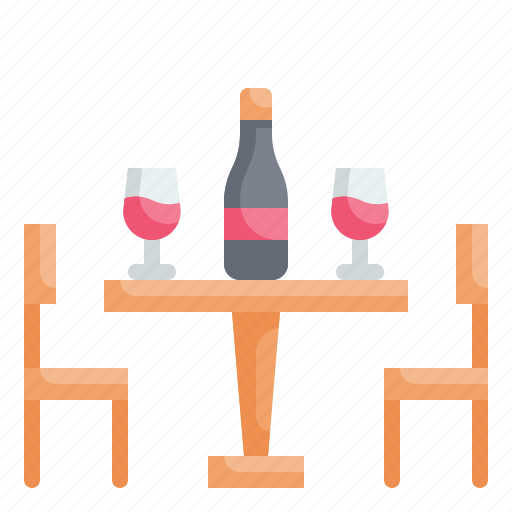 Dinner, meal, wine, party, birthday icon - Download on Iconfinder