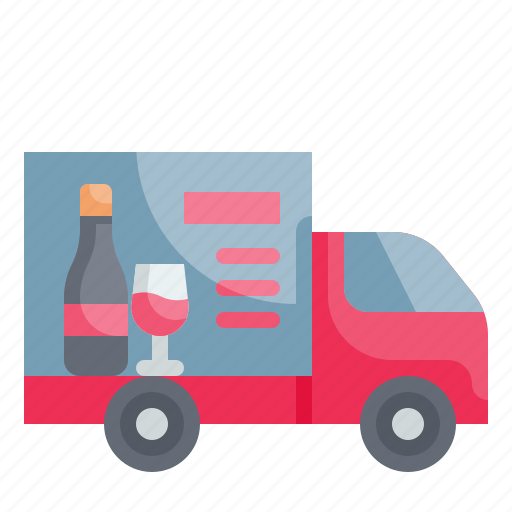 Truck, wine, shipping, transport, delivery icon - Download on Iconfinder