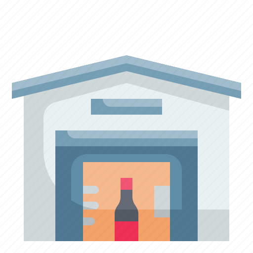 Warehouse, stock, store, storage, center icon - Download on Iconfinder