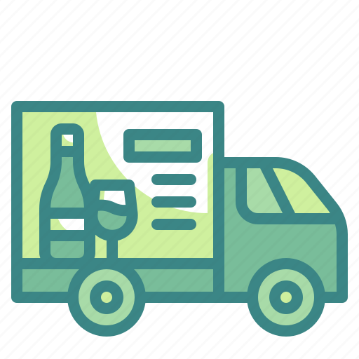 Truck, wine, shipping, transport, delivery icon - Download on Iconfinder