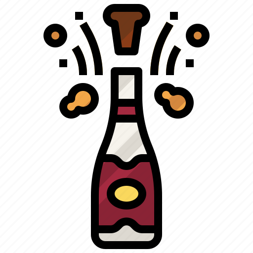 Cork, celebration, party, bottle, drink icon - Download on Iconfinder