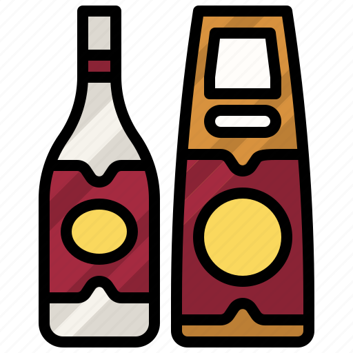Shopping, bag, gift, wine, bottle icon - Download on Iconfinder