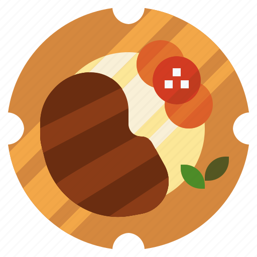 Meat, food, restaurant, hobbies, free, time, grilled icon - Download on Iconfinder