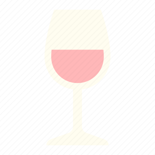 Wineglass, alcoholic, restaurant, wine, rose wine, beverage, drink icon - Download on Iconfinder