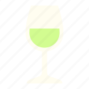 wineglass, alcoholic, restaurant, white wine, wine, beverage, drink