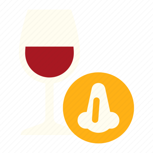 Smell, sommelier, nose, wineglass, wine, professional, tasting icon - Download on Iconfinder