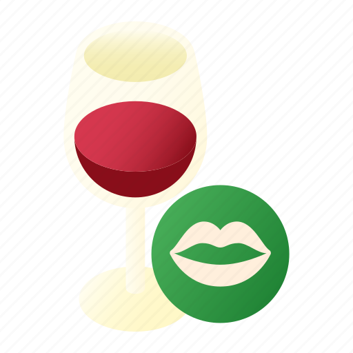 Wine, taste, mouth, tasting, professional, sommelier, wineglass icon - Download on Iconfinder