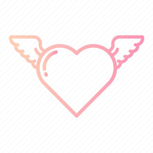 Cupid, heart, love, romance, valentines, wedding, wings icon - Download on Iconfinder