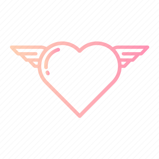 Cupid, heart, love, romance, valentines, wedding, wings icon - Download on Iconfinder
