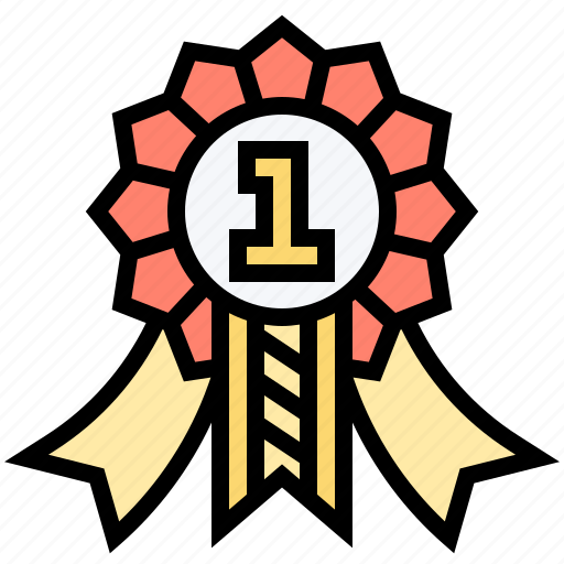 Badge, best, first, prize, ribbon icon - Download on Iconfinder