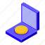 award, badge, isometric 