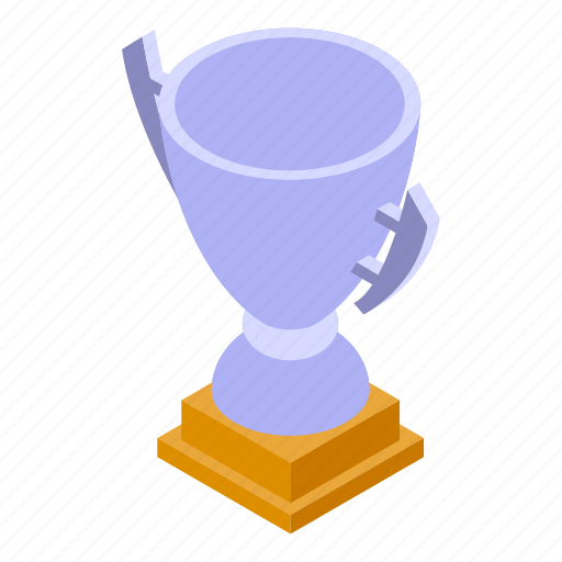 Awarding, cup, isometric icon - Download on Iconfinder