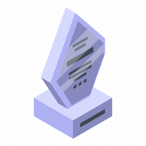 Reward, prize, isometric icon - Download on Iconfinder