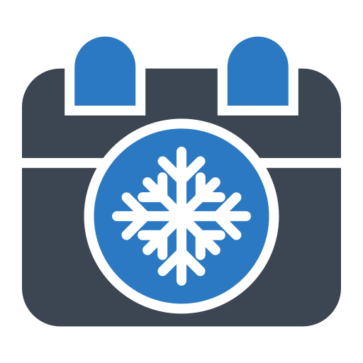 Holiday, new year, snowflake, winter icon - Free download