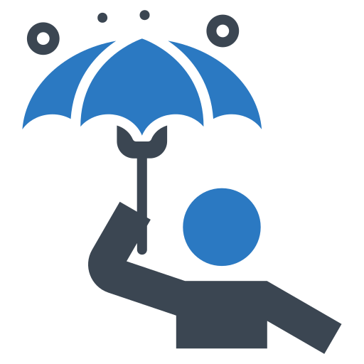 Protect, rain, umbrella, winter icon - Free download