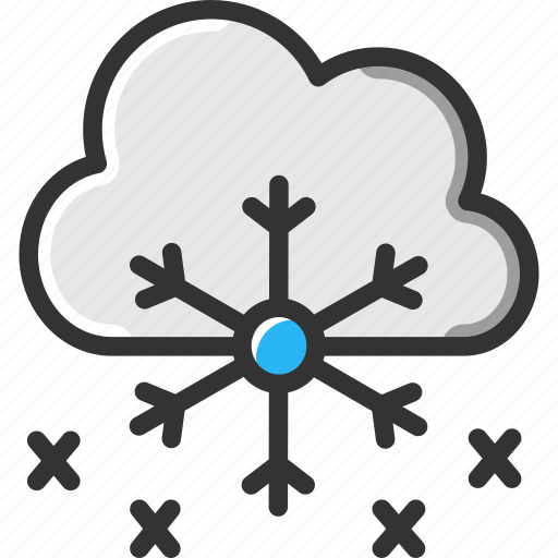 Cloud, snow, snowflake, snowflakes, winter icon - Download on Iconfinder