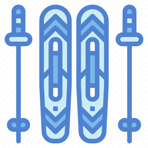 Ski, skiing, sports, winter icon - Download on Iconfinder