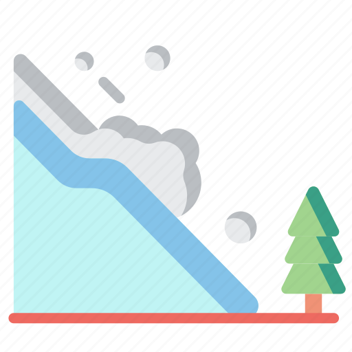 Avalanche, danger, disaster, snow, winter icon - Download on Iconfinder