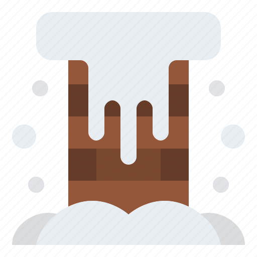 Chimney, snow, cold, winter icon - Download on Iconfinder
