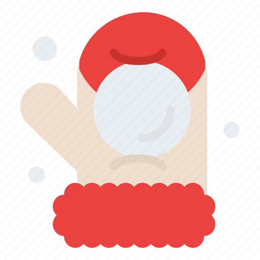 Snow, snowball, glove, winter icon - Download on Iconfinder