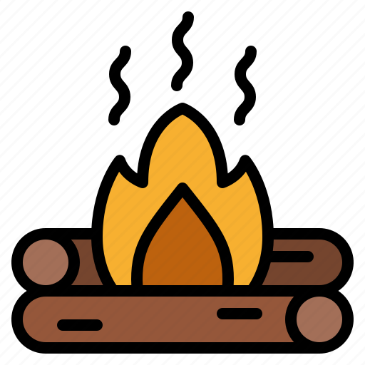 Bonfire, warm, winter, wood icon - Download on Iconfinder