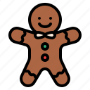 winter, gingerbread, cookie, christmas