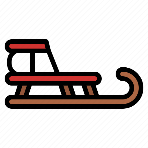 Sled, winter, transport, vehicle icon - Download on Iconfinder