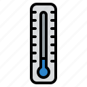 thermometer, winter, season, weather
