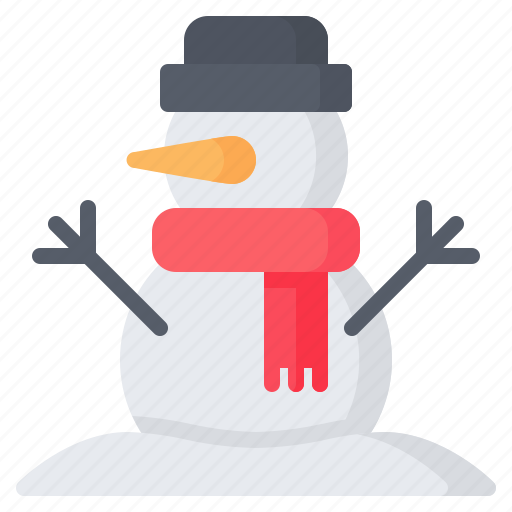 Snowman, snow, hat, cap, scarf, cold, winter icon - Download on Iconfinder
