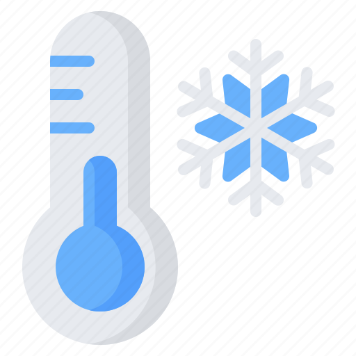 Thermometer, temperature, cold, winter, snow, snowflake, weather icon - Download on Iconfinder
