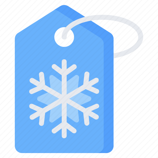 Label, tag, price, sale, shopping, winter, snowflake icon - Download on Iconfinder
