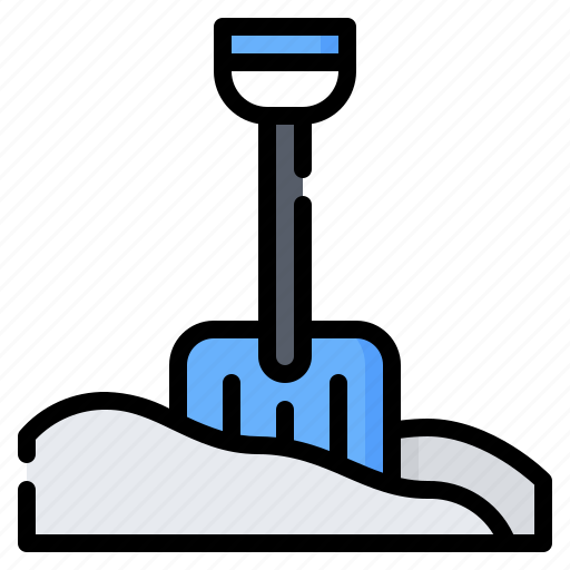 Shovel, spade, snow, winter, home repair, household, equipment icon - Download on Iconfinder