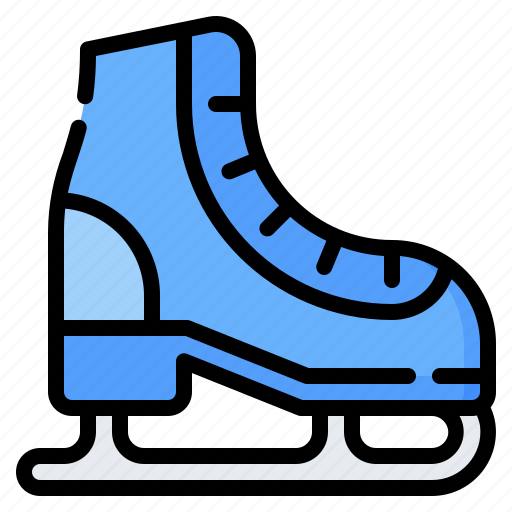Ice, skating, skate, hockey, shoes, shoe, winter icon - Download on Iconfinder